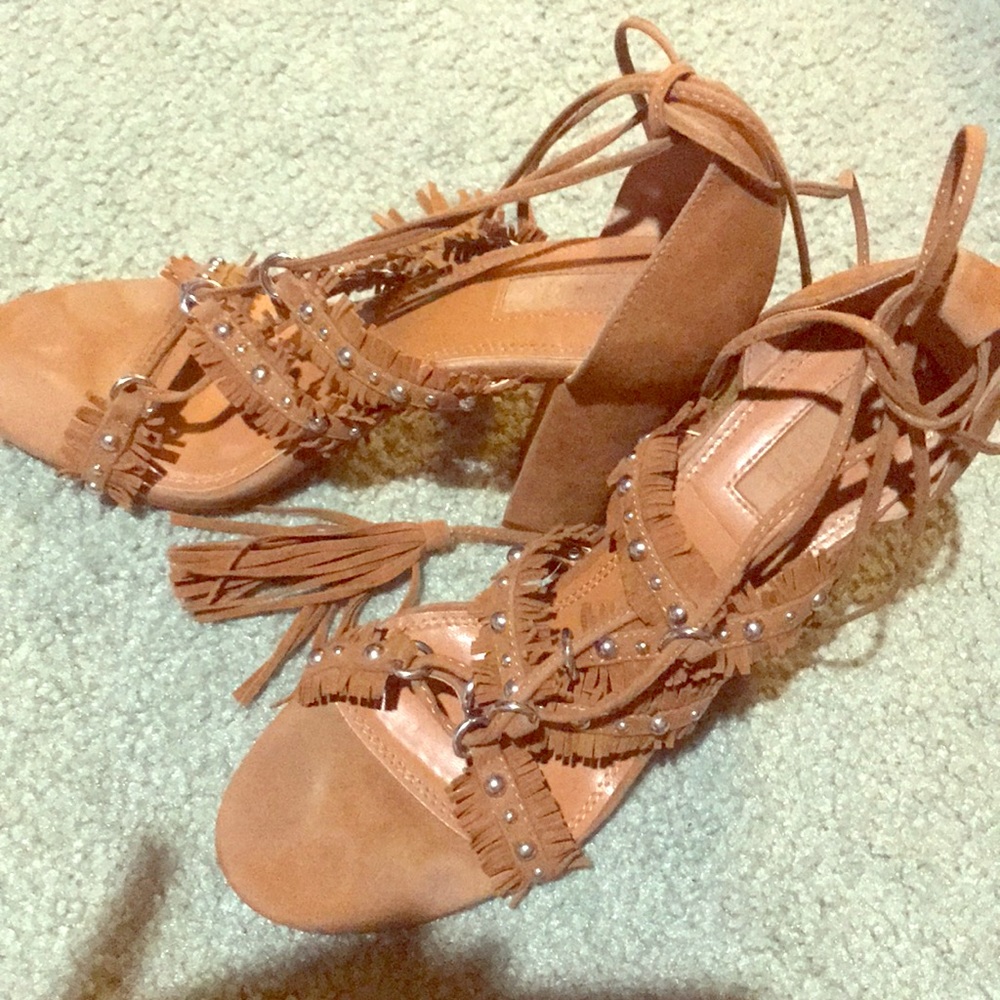Cute boho heels